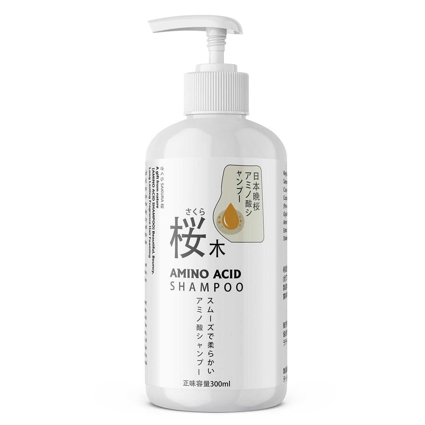 Sakura Japanese Shampoo – Pure Blossom Luxury for Your Hair (Pack of 1) 300ml