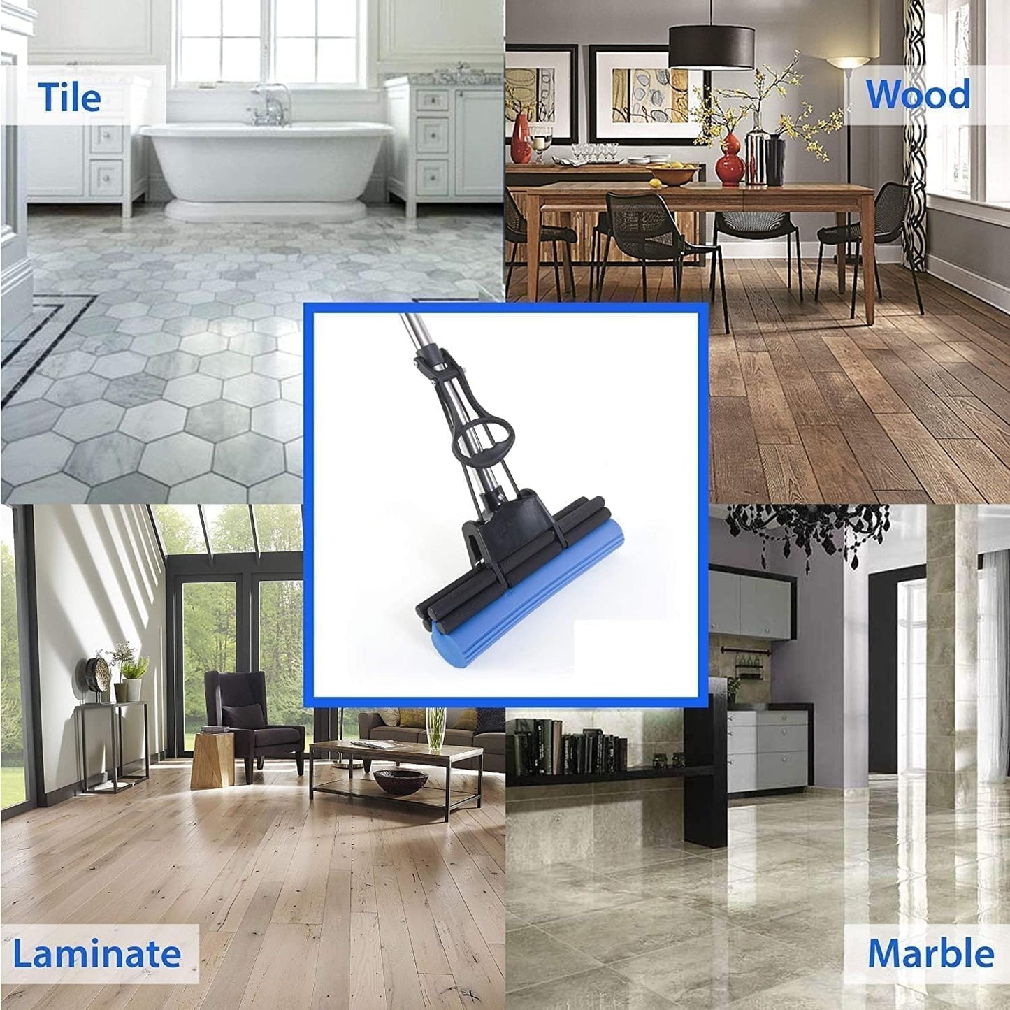 Magic Mop With Squeezing Technology